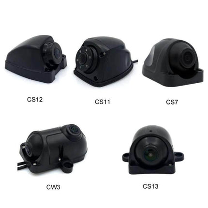 Truck Blind Spot HD Waterproof Reversing Camera with Night Vision - multiple black truck reversing camera models CS12 CS11 CS7 CW3 CS13