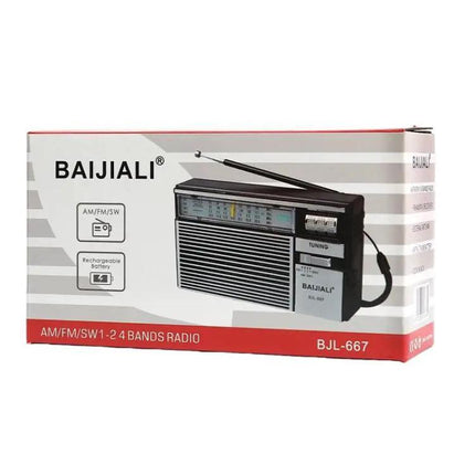 Baijiali BJL-667 Multi-Band Portable Radio FM AM SW