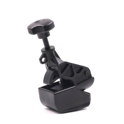 Reliable Tool for Garage Tire Mounting and Disassembly - compact black bead seating and rim clamp for DIY tire installation and removal
