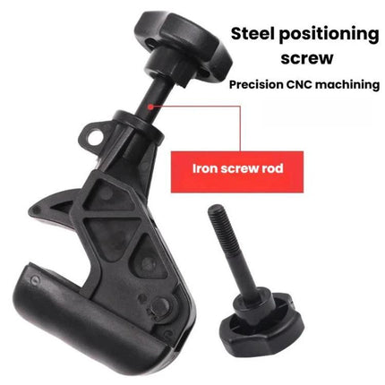 Reliable Tool for Garage Tire Mounting and Disassembly - compact steel positioning screw and iron screw rod for DIY tire bead installation