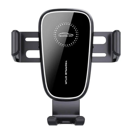 Car Air Vent Gravity Phone Mount For Driving With Anti Drop Tail Clip - black gravity car vent phone holder for 4-7.2in devices