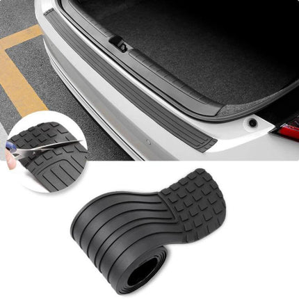 Durable 104cm Car Trunk Protection Strip for Sedans - black anti-scratch bumper guard for loading and unloading