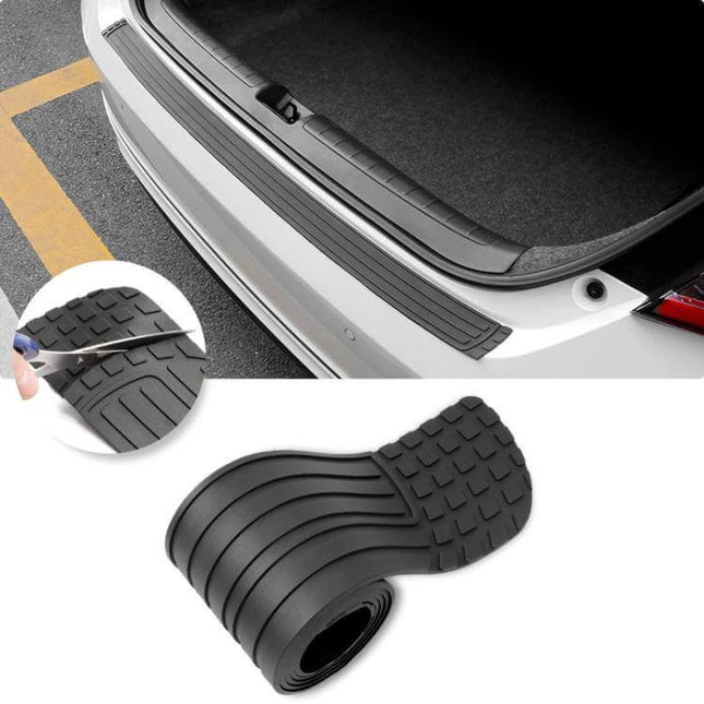 Durable 104cm Car Trunk Protection Strip for Sedans - black anti-scratch bumper guard for loading and unloading