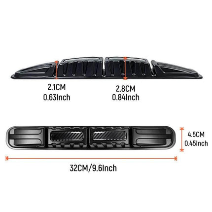 Protective Car Bumper Anti-Collision Strip for Universal Use, 2 Pack - black TPU reflective bumper guard 32cm dimensions