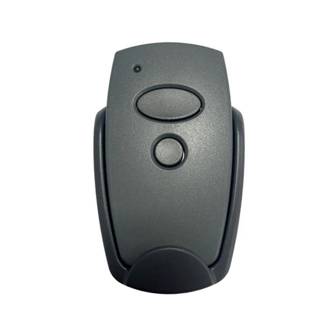 Simple Garage Door Remote Control for Marantec Digital Systems - black ABS two-button remote for reliable home garage access
