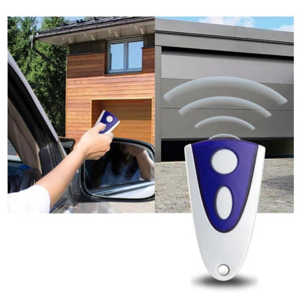 Novoferm Compatible Garage Door Remote Control for Daily Use - compact purple white replacement remote for homeowners