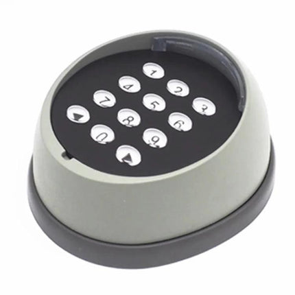 Wireless Garage Door Keypad with Secure Password Access - compact weatherproof wireless keypad for multiple user codes and secure garage entry