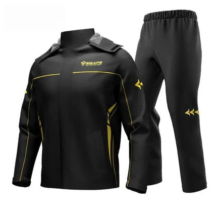 Outdoor Oxford Fabric Motorcycle Rain Suit With Detachable Hood | Syndmart