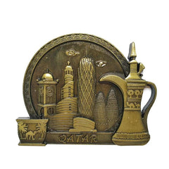 Architectural Metal Landscape Fridge Magnets for Chic Home Decor