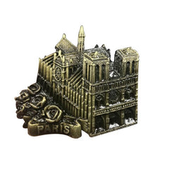 Architectural Metal Landscape Fridge Magnets for Chic Home Decor