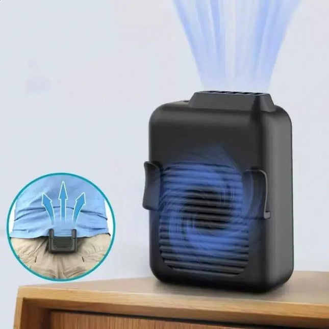 Mini Hanging Waist Fan With 6000mAh Battery Portable