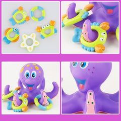 Small Octopus Bath Toy Set for Kids - Fun Water Play with Accessories