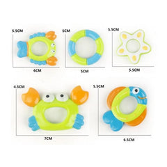 Small Octopus Bath Toy Set for Kids - Fun Water Play with Accessories