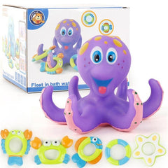 Small Octopus Bath Toy Set for Kids - Fun Water Play with Accessories