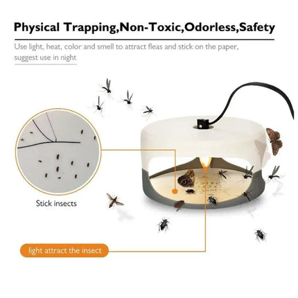 Flea Trap Lamp For Home Use, Pet Care, Indoor Flea Control