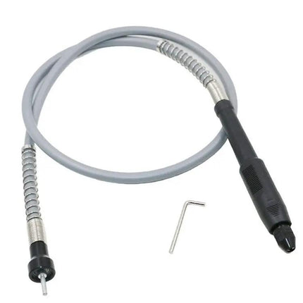 Electric Screwdriver With Flexible Shaft And Chuck