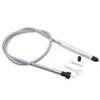 3.2mm Shaft Metal Silver Aluminum Handle