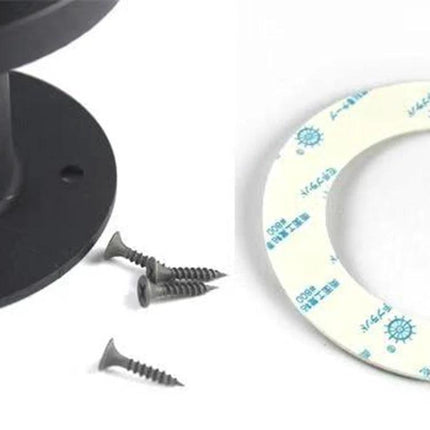 Adjustable Metal Stand for Securing POS Machines on Counters with screws and adhesive mounting pad