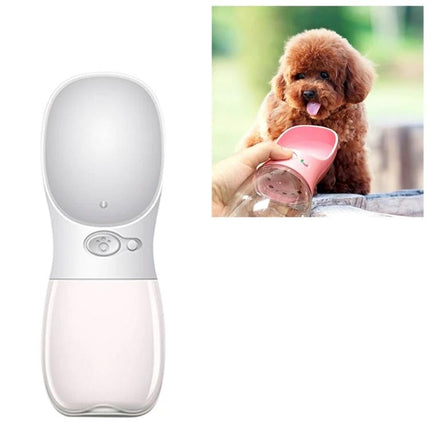 Convenient Water Dispenser for Pets on Outdoor Trips - portable squeeze bottle with attached bowl for dog hydration on walks and hikes