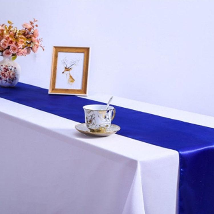 Luxurious Satin Table Cover for Special Events and Celebrations Royal Blue