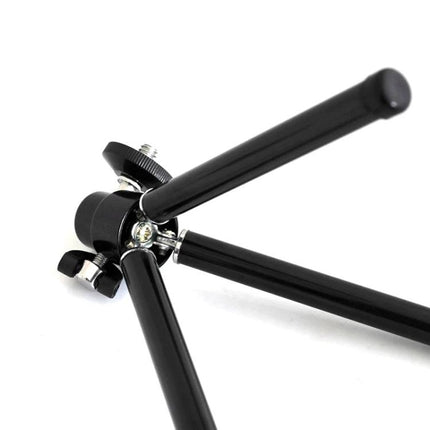 Portable Aluminum Tripod Mount for Mobile Phones, Black - compact CNC aluminum mini tripod for stable vlogging and travel shots