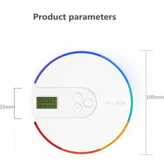 Piluliers intelligents portables d'une semaine Boîte à médicaments électronique de rappel pour les aînés