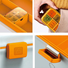 Mini Portable Medicine Organizer - Jinlongxing 9659 Plastic Storage Box