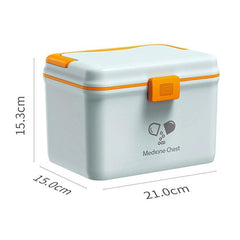 Jinlongxing 9659 Mini boîte de rangement portable en plastique pour médicaments