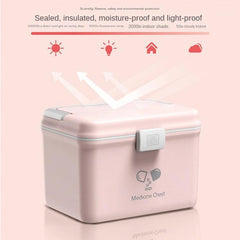 Mini Portable Medicine Organizer - Jinlongxing 9659 Plastic Storage Box