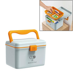 Jinlongxing 9659 Mini boîte de rangement portable en plastique pour médicaments