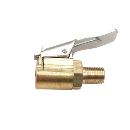 Reliable Connector for Easy Tire Inflation During Travels - brass hose-to-valve adapter with lever for roadside tire inflation