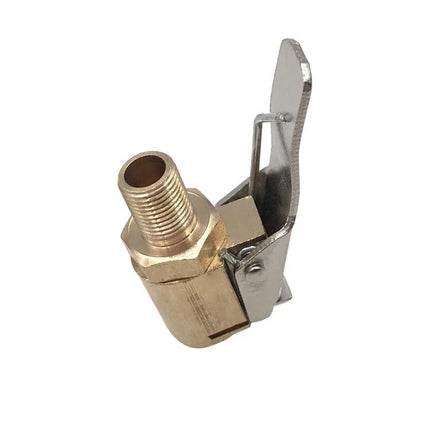 Reliable Connector for Easy Tire Inflation During Travels - brass hose-to-valve clip connector for roadside tire inflation