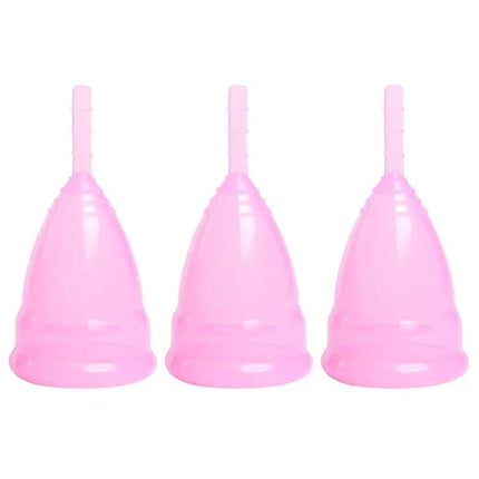 Menstrual Cup 3 Pack Reusable Silicone For Everyday Use | Syndmart