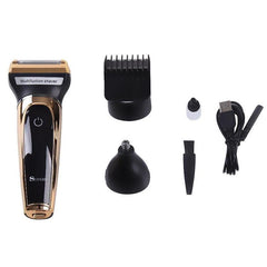 Surker SK-903 All-in-One USB Rechargeable Electric Shaver, Hair Clipper, and Nose Hair Trimmer with LCD Display