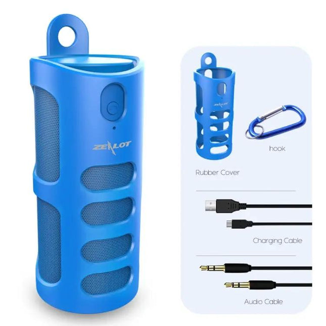 Zealot Clip-On Travel Bluetooth Speaker, Compact