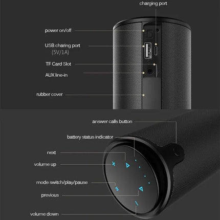 Zealot Clip-On Travel Bluetooth Speaker, Compact