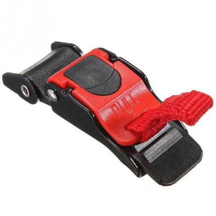 Tirol Helmet Chin Strap Quick Release Buckle for Motorbike lightweight red-black sew-on replacement buckle for half helmets
