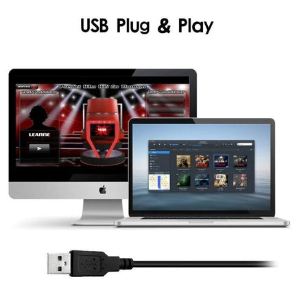 XIAOKOA Microphone For Daily Home Recording And Podcasting USB plug-and-play setup with computer for clear home recording and podcasting