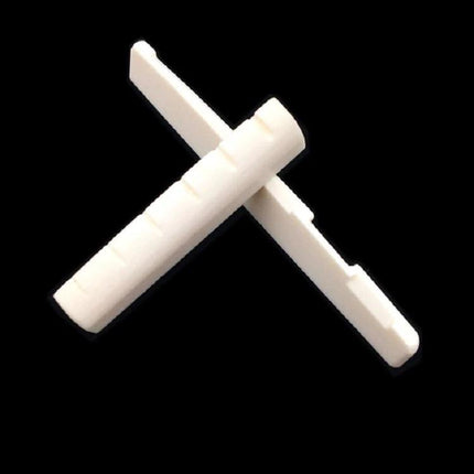 Ox Bone Pillows for Guitar Bridge in Daily Music Sessions - pair of white ox bone bridge pillows supporting guitar stability and clear tone