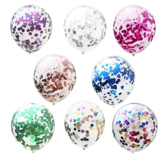 Confetti Balloons 12 Inch for Weddings and Birthday Parties | Syndmart
