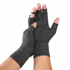 Sports Rehabilitation Half Finger Gloves for Arthritis Relief and Health Care