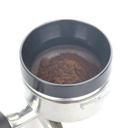 Powder Ring For Espresso Machines 58mm Keeps Coffee Powder Contained lightweight aluminum ring fits 58mm group heads, minimizes spill