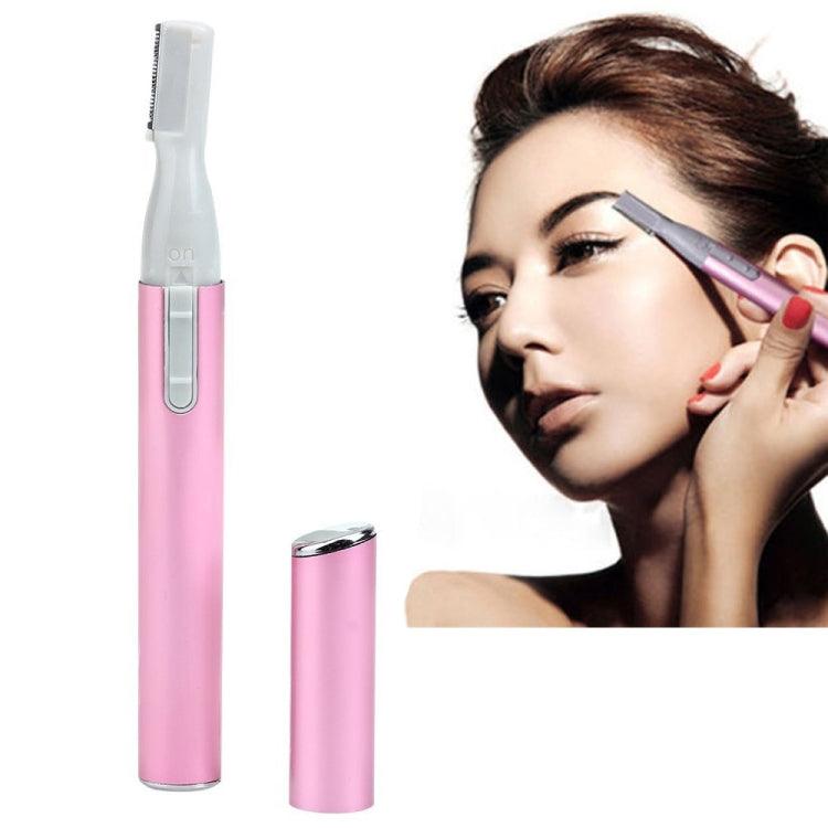 Compact Electric Facial Hair Trimmer for Eyebrow and Face Precision Grooming