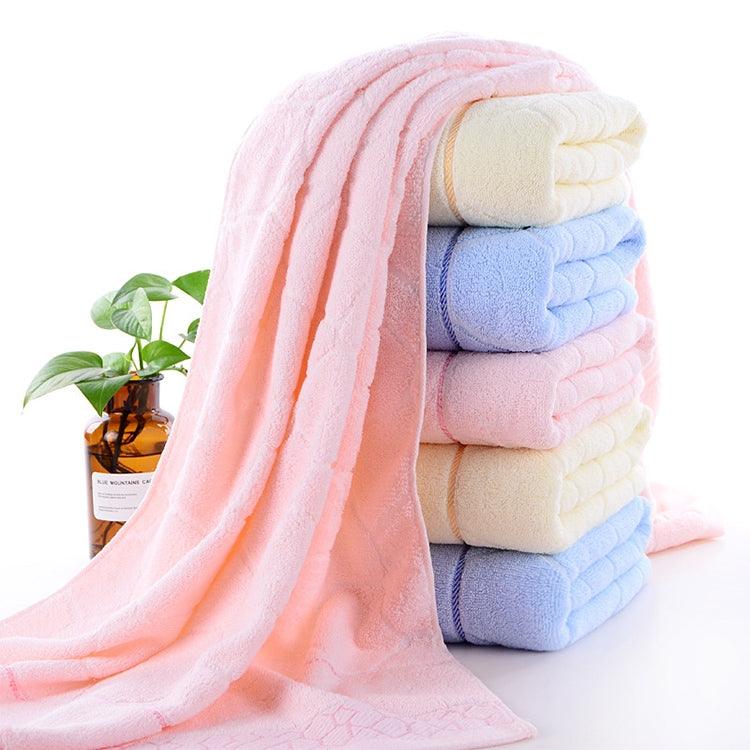 Elegant Cotton Jacquard Bath Towel - 70 x 140 cm for Ultimate Comfort