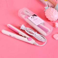 Compact Professional Travel Hair Straightener with Digital Temperature Control