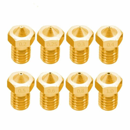 Bugatti 3D Printer Nozzles Compatible with E3D V5 and V6 Models