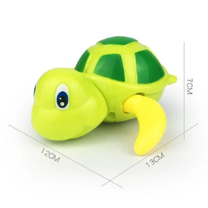 Wind-Up Bath Turtle Toy For Babies 13x12x7cm ABS Swim | Syndmart