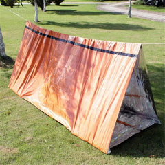 Emergency Survival Tent with Insulation and Sunscreen Blanket for Outdoor Rescue