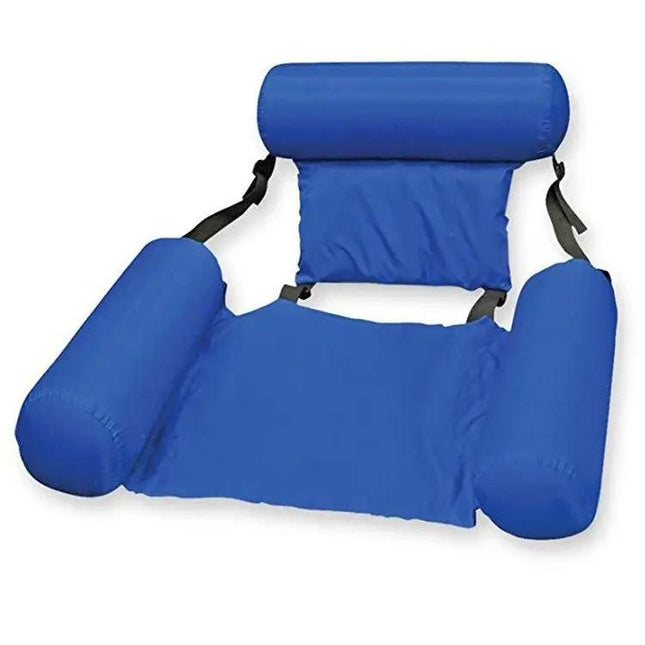 Inflatable Floating Hammock Lounge Chair With Foam Board | Syndmart