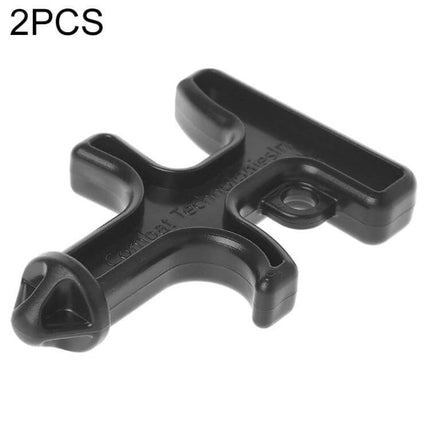 Women's Compact Self-Defense Keychain for Everyday Protection — black compact keychain tool for discreet personal safety and quick-response grip